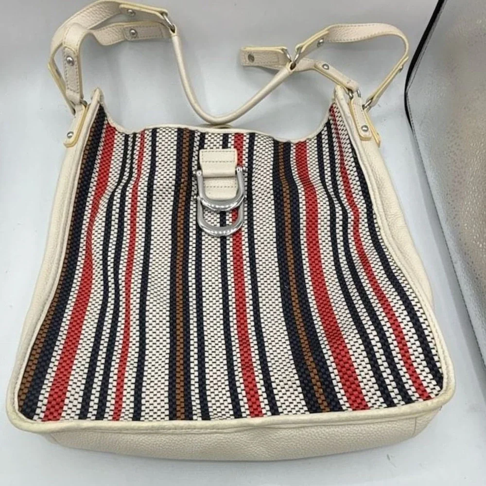 Sam Edelman Meryl Striped Woven Hobo Bag